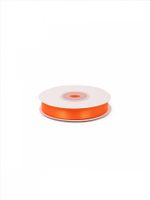 Лента атласная 1-сторонняя 12.0 мм / 22.5±1 метра, 3020 ярк.оранжевый, Magic4Hobby