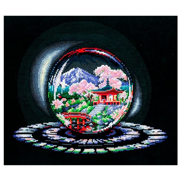 Набор для вышивания нитками Сделай своими руками, Шары желаний. Весенний каприз 32х26см