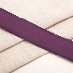 Резинка бельевая (бретелечная) 25.0 мм / 25 метров, 76-90 сливовое вино