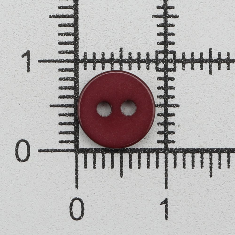 Пуговицы 2 прокола 14L, 9 мм, (Bordo (бордовый)), NE74, 144 шт
