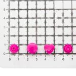 Кнопка рубашечная фигурная Сердце 12,5/10мм пластик (≈100 шт) New Star (580 маджента)