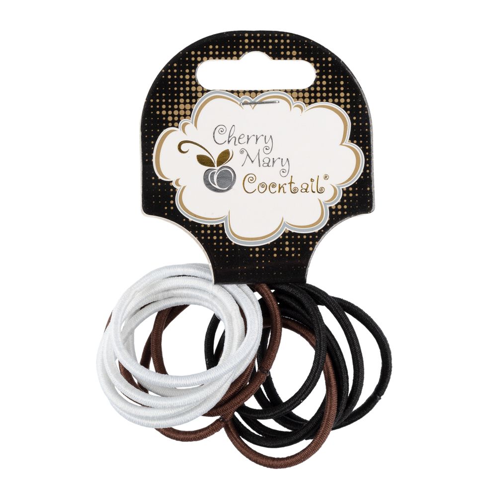 Набор резинок для волос 75 шт (5х15 шт), №01, Cherry Mary V/R6210