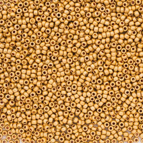 Бисер Preciosa 10/0 (2.3 мм), 100 г (5х20 г), металлик матовый, цв. 18581