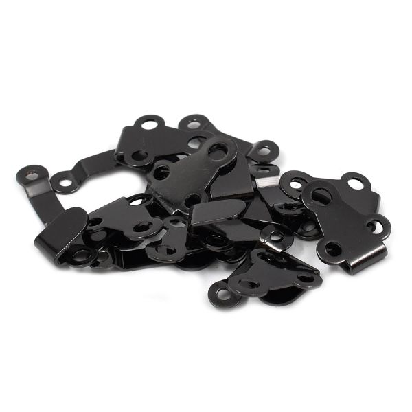 Крючки пришивные 15х11 мм, pewter, 10 шт