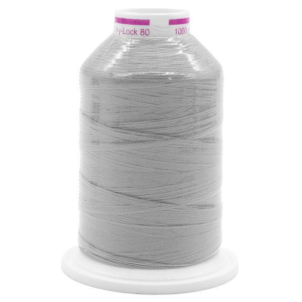 Нитка текстурированная Gutermann Bulky-Lock 80, 1000 м, 038 св.серый, 5 катушек