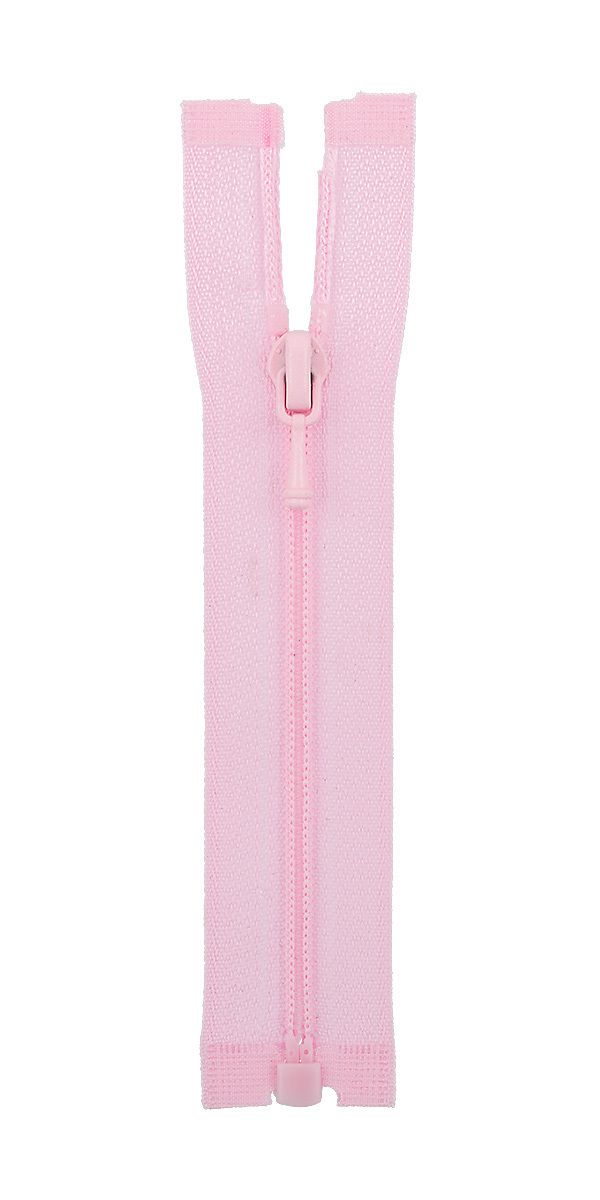 Молния спираль (витая) Т3 (3 мм) 1 зам., разъем., 10 см, декоративная, 132 св.розовый, ZipD 3S Gamma, 5 шт