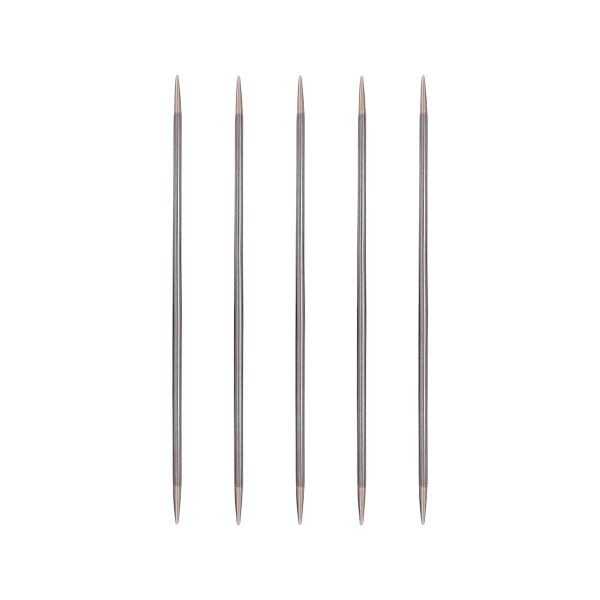 Спицы чулочные металл ⌀2.5 мм, 15 см, 5 шт, Gamma MK5-15