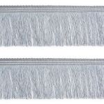 Бахрома отделочная 63.0 мм / 25 метров, нитяная, 361 серый, 0390-0310