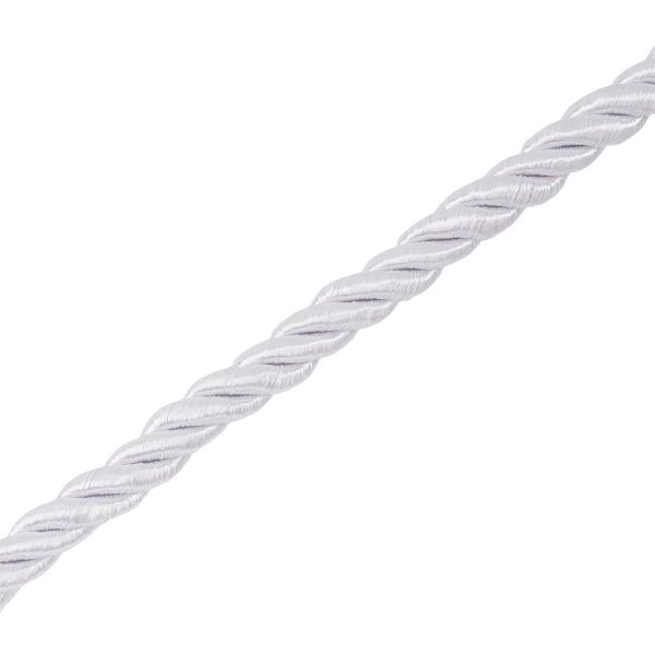 Шнур витой 8мм / 18,29м, 047 белый