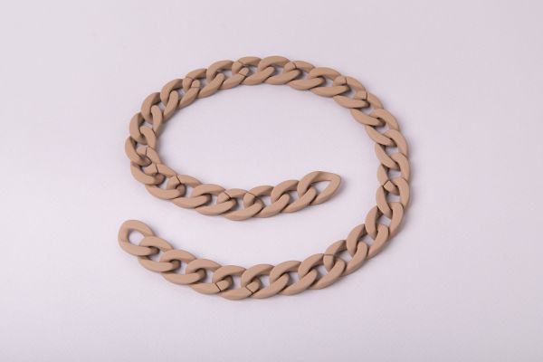 Цепочка для сумки, пластик 60 см, 1 шт, №08 бежевый, Gamma MPE-03