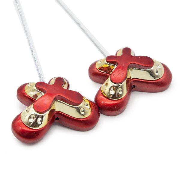 Подхваты шторные магнитные FCG1064 (5 красный/золото)