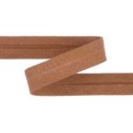 Косая бейка хлопковая 15 мм / 5 шт по 5.4 метра, №181 коричневый, Gamma GK-15C