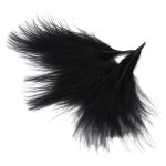 Перья декоративные 5-10см, 25 шт, H-80 черный