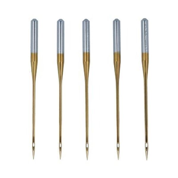 Иглы для швейных машин титаниум 130/705 H, №75-90, 5 игл, 5116000BL 75-90, ORGAN