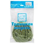 Шерсть для валяния вискоза Троицкая, 1х50 г (19-20 мкр), 494 светлый хаки