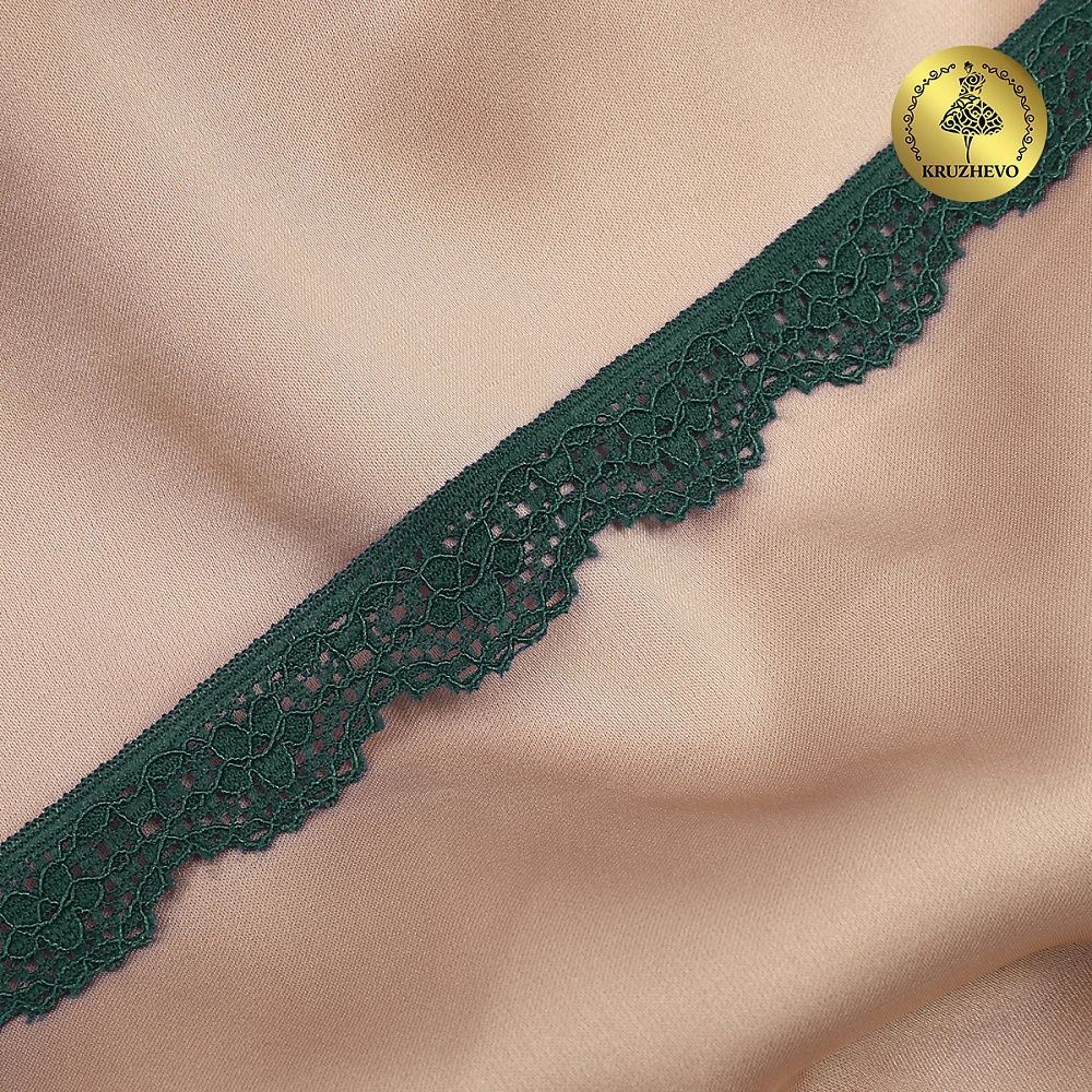 Кружево эластичное (стрейч) 8031 15мм цв.L2063 атлантическая глубина, 50м, Kruzhevo