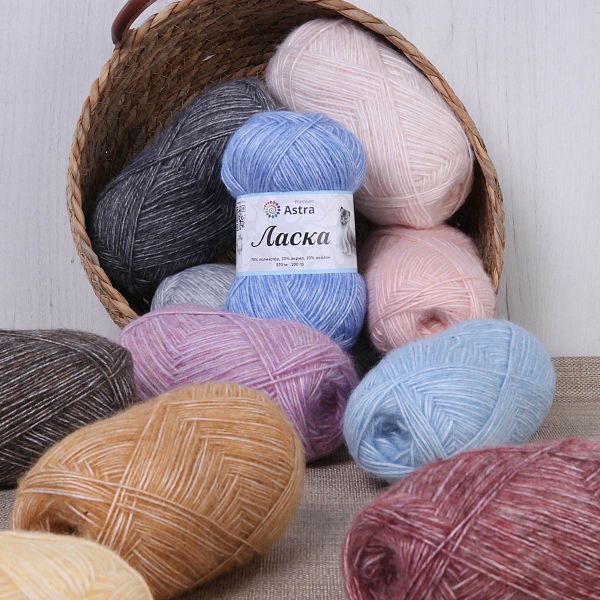 Пряжа Astra Premium (Астра Премиум) Ласка / уп.3 мот. по 100 г, 370 м, 480 зеленый