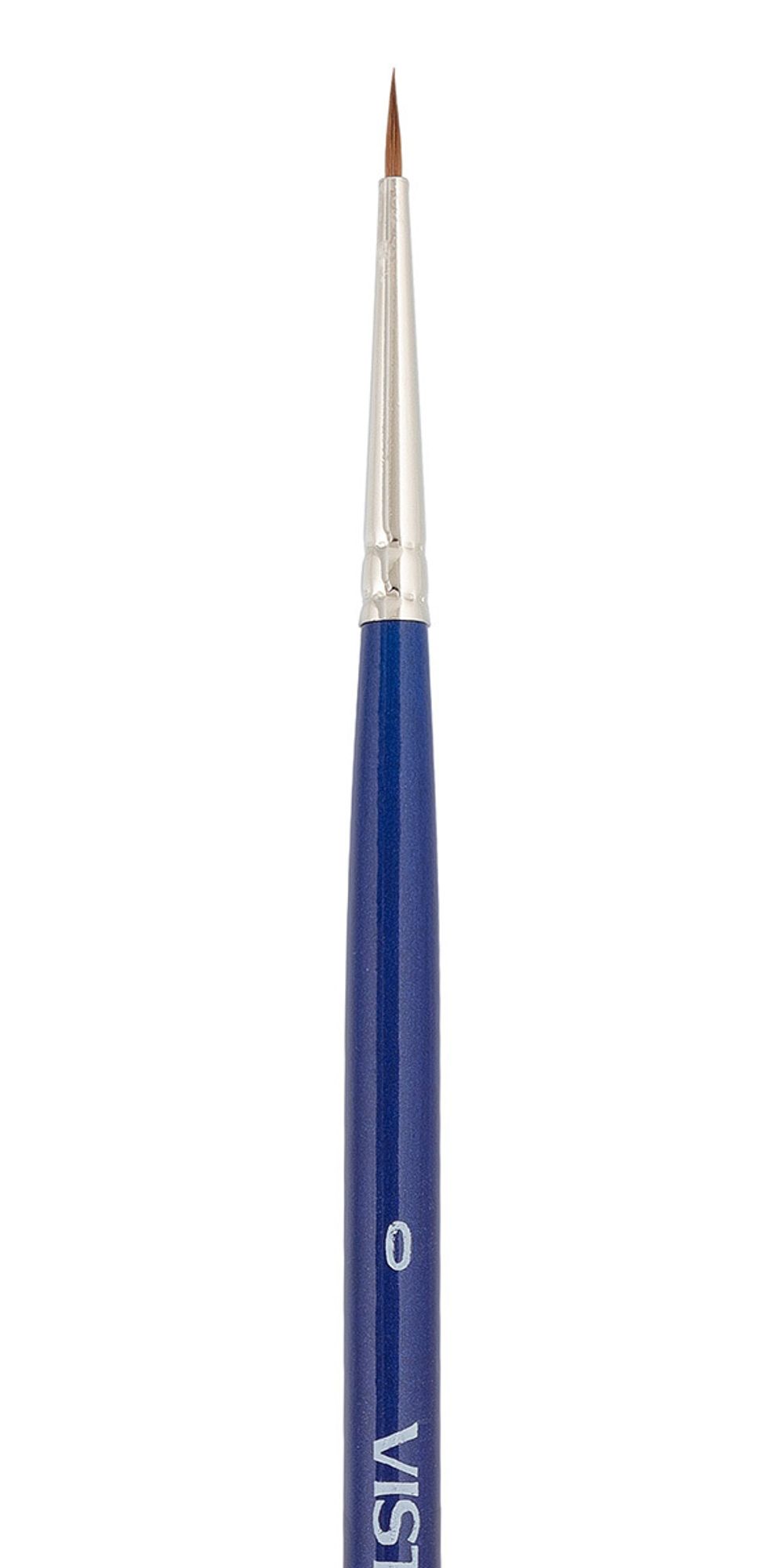 Кисть колонок круглая №0, 10 шт, длинная ручка, Vista-Artista 20111-0