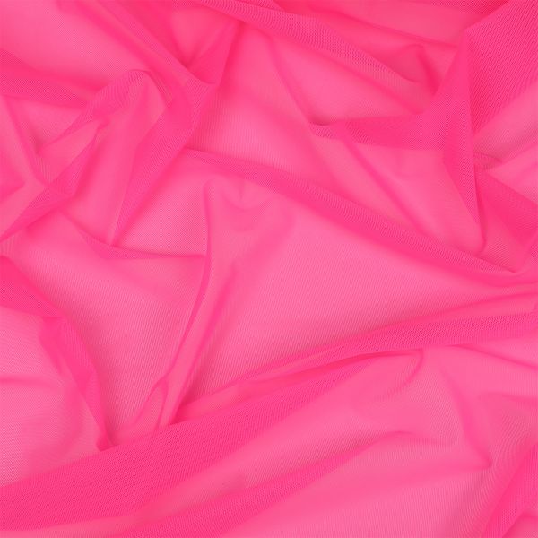 Сетка бельевая эластичная 80 г/м², шир.160 см / 50 метров, 806С розовый неон /068.806/