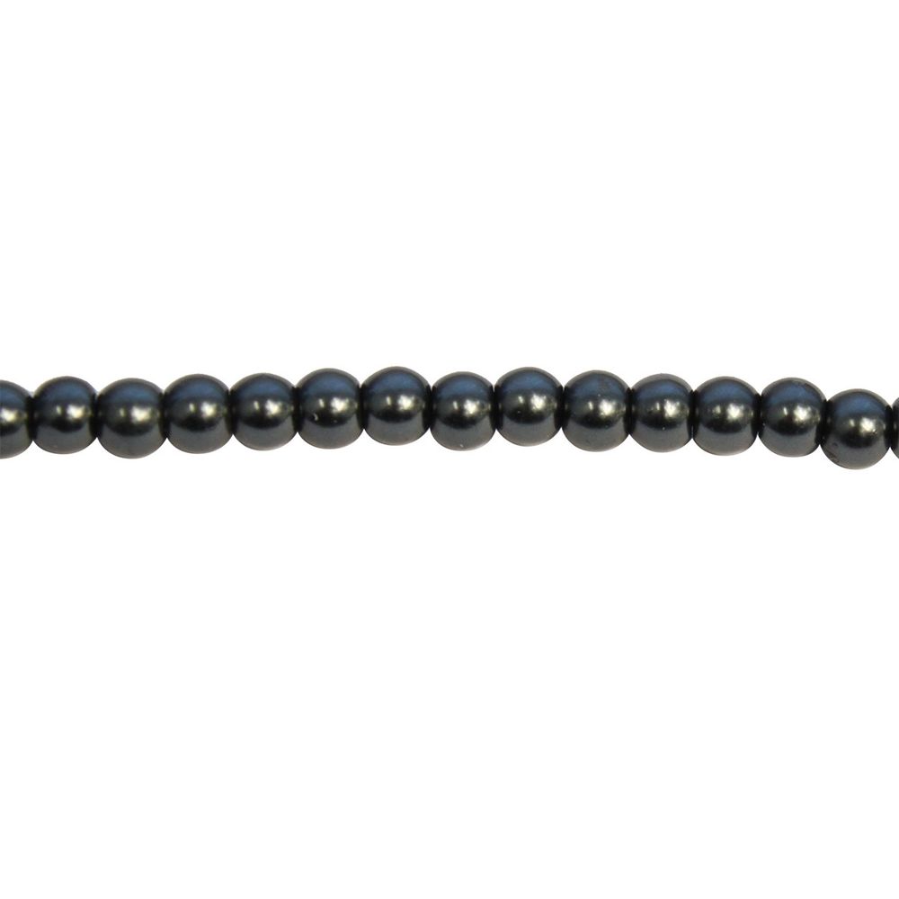 Бусины стекло ⌀4 мм, нить длина 40 см, Астра (SB-27), 5 шт