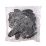 Пуговицы на ножке 72L (46мм), пластик, 3.01-416-46 черный, 20 шт