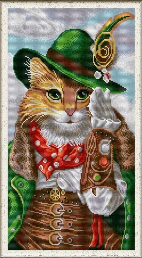 Рисунок для вышивания Конек (ткань), 1381 Маркиз 25х45 см