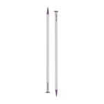 Спицы прямые большие пластик ⌀10.0 мм, 35 см, Gamma PKN2