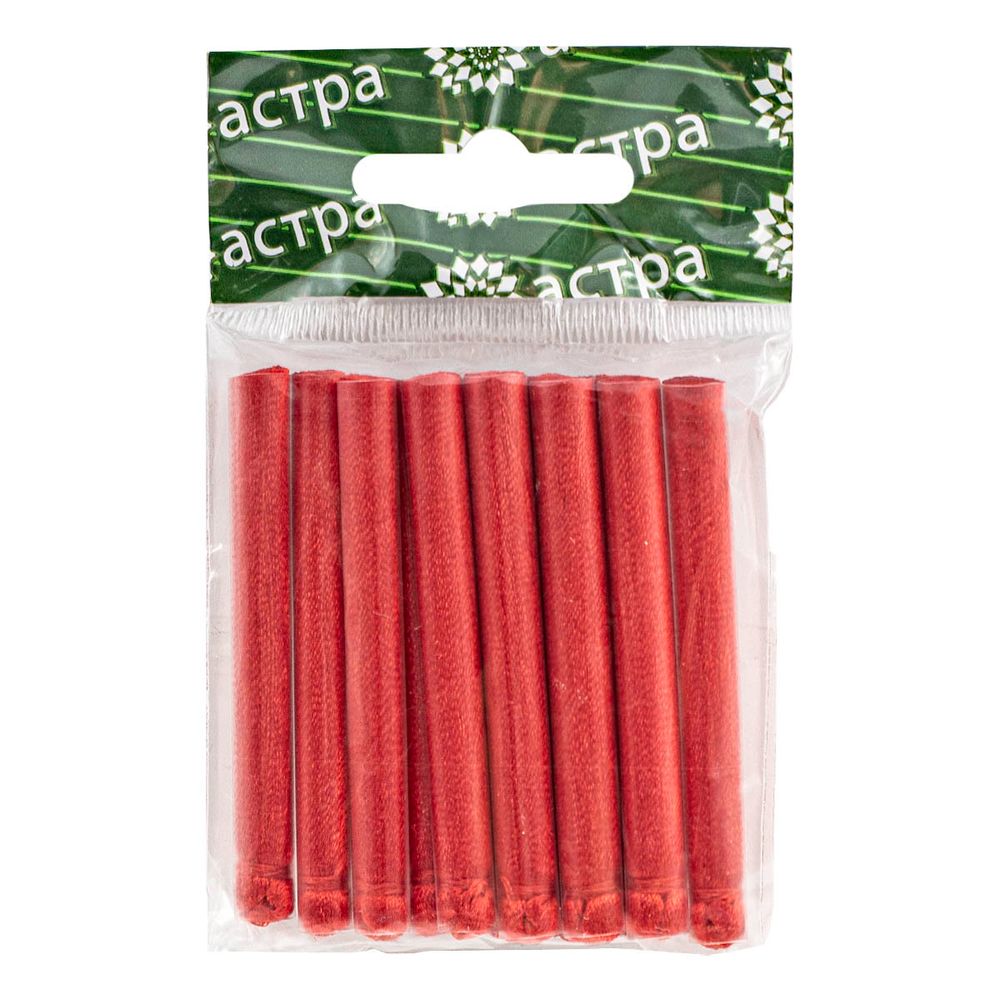 Кисти шторные 65.0 мм, декоративные, п/э, красный, уп.12 шт