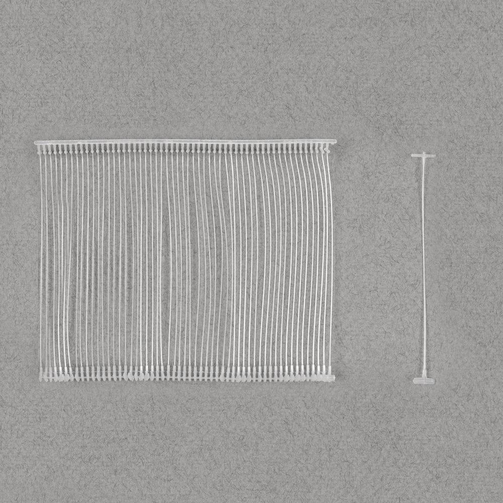 Держатели этикеток к этикет пистолету 75 мм, 5000 шт, прозрачный, Micron TPS-01