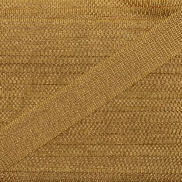 Лента (тесьма) шелковая 7.0 мм / 45.5±0.5 метров, №039 горчичный, Gamma SR-7