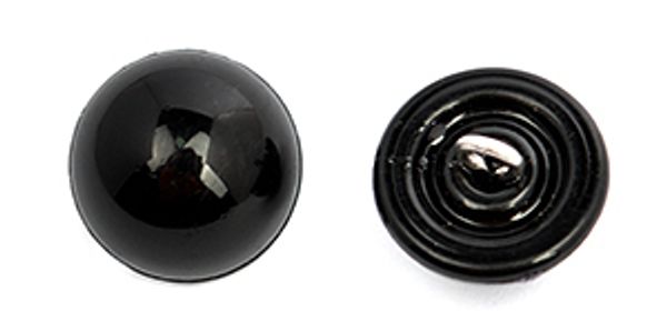 Пуговицы на ножке пластик A513 цв.002 черный 20L-12,5мм, 50 шт