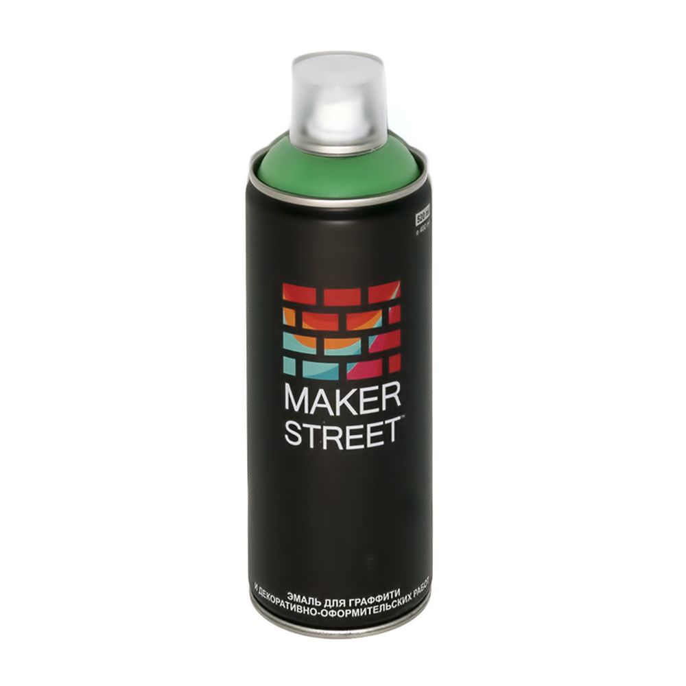 Эмаль для граффити 400 мл, 609 Салатовый, Makerstreet MS400