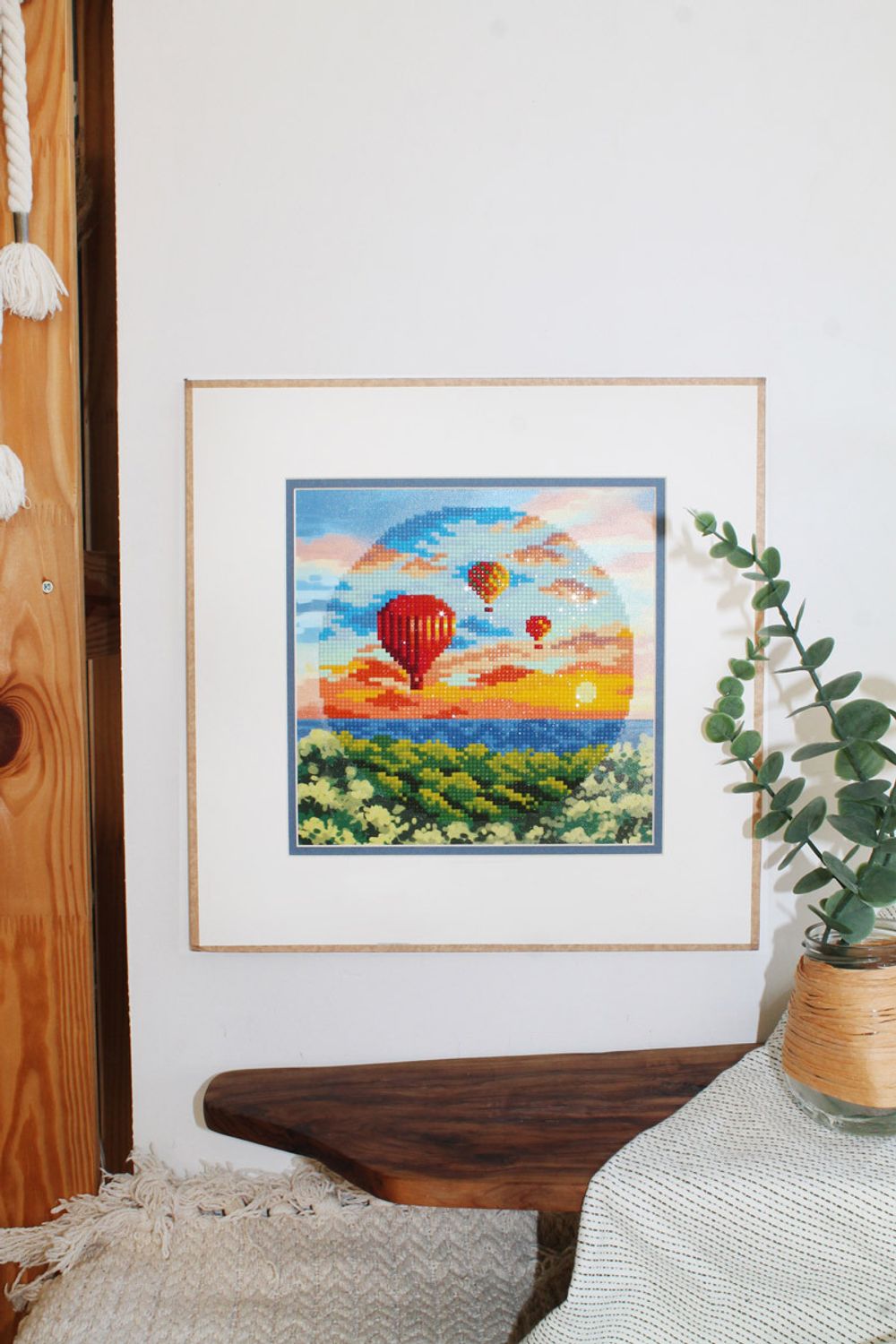 Алмазная (кристальная) мозаика Фрея, Воздушные шары, 20х20 см