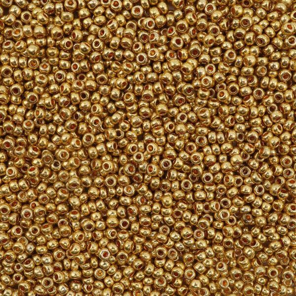 Бисер Preciosa металлик, круг.отв., 500г, (18388)331-19001/10/0