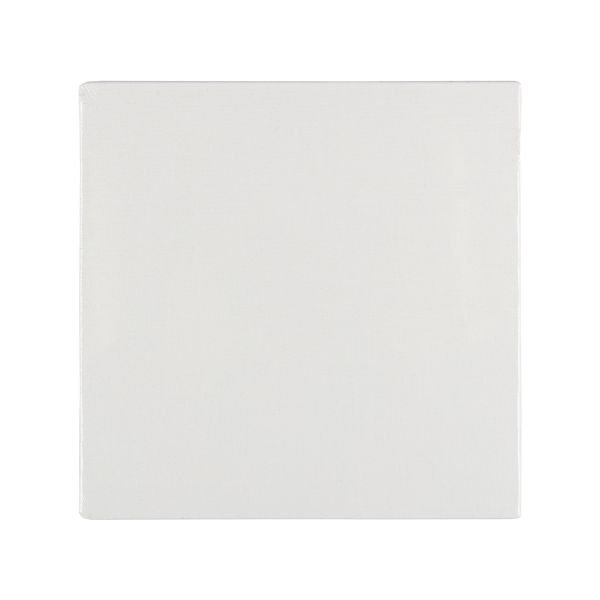 Холст грунтованный на картоне 15х15 см, 240 г/м², мелкозернистый, Аква-колор IZO-PCP-1515