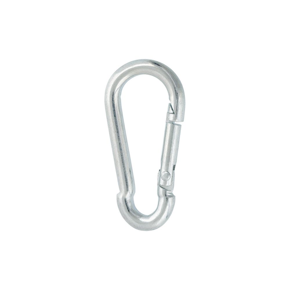 Карабин металл 12.0 мм (40х19 мм), 10 шт, 04 никель, Gamma GH 119/15/10