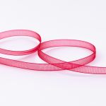 Лента капроновая (органза) _6.0 мм / 45.7 метров, 037 т.красный, Blitz OR-6