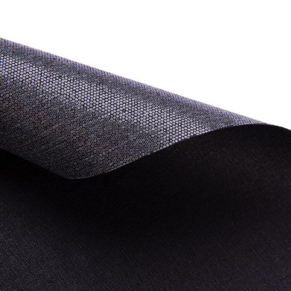 Дублерин воротничковый (сорочечный) сплошной 259 г/м², 112 см / рул. 50 метров, черный, G-153sc Gamma