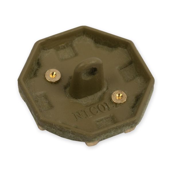 Пуговицы на ножке металл 18 мм, 6 шт, 30 золото, Blitz MB 0260