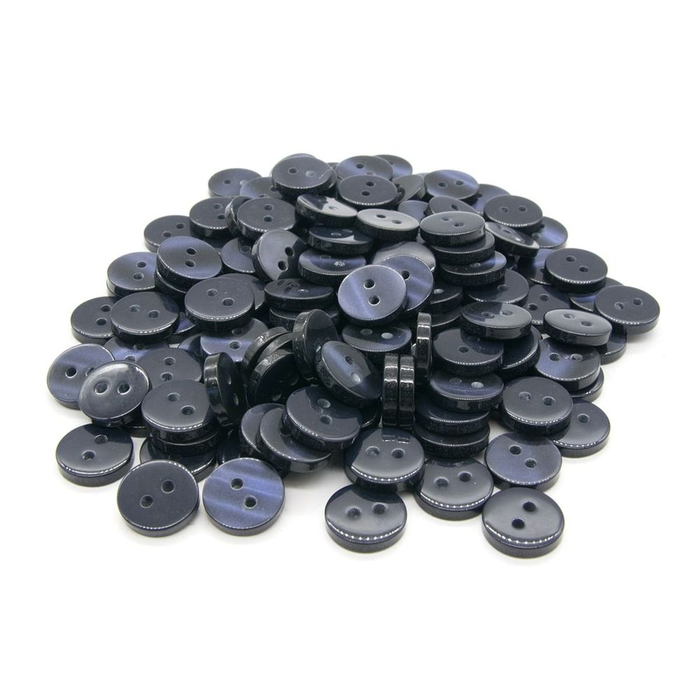 Пуговицы 2 прокола 18L (col.101 т.синий), CX-K-25, 144 шт