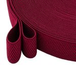 Резинка для подтяжек (помочная) 40.0 мм / 25 метров, 25.2 г/п.м., 520 темно-красный, 6123-9344