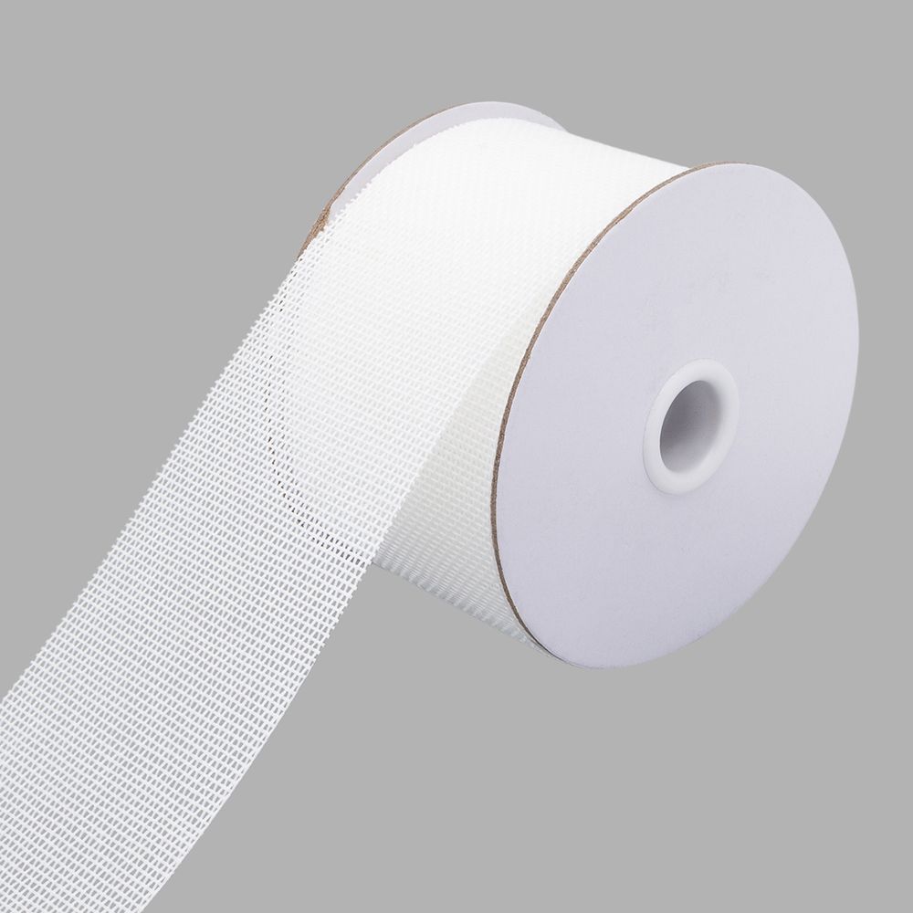 Лента джутовая декоративная 60.0 мм / 15 метров, белый, 3AR3224