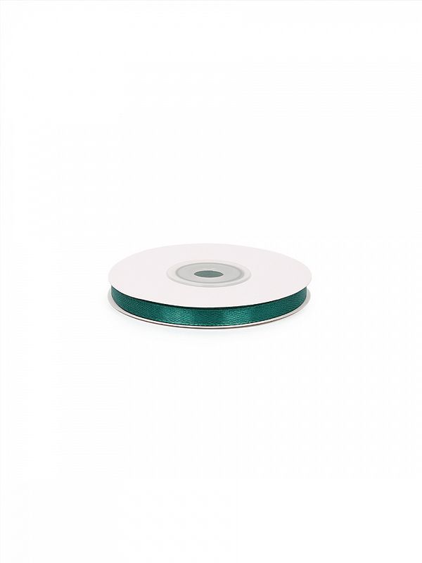 Лента атласная 1-сторонняя 6.0 мм / 22.5±1 метра, 3045 изумрудный, Magic4Hobby