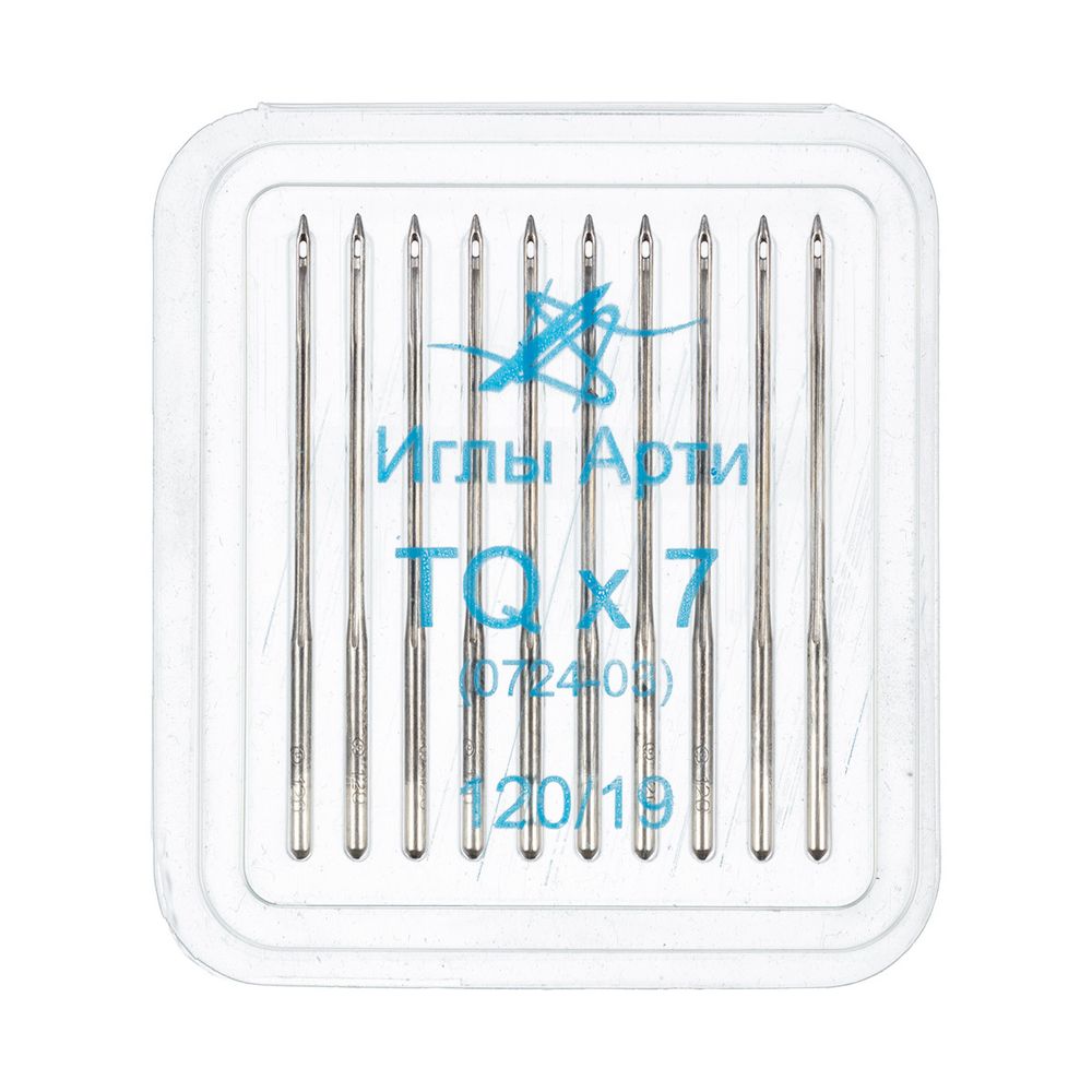 Иглы для промышленных швейных машин Арти 0724-03 (№90-150), 10 шт, /РП/, №120