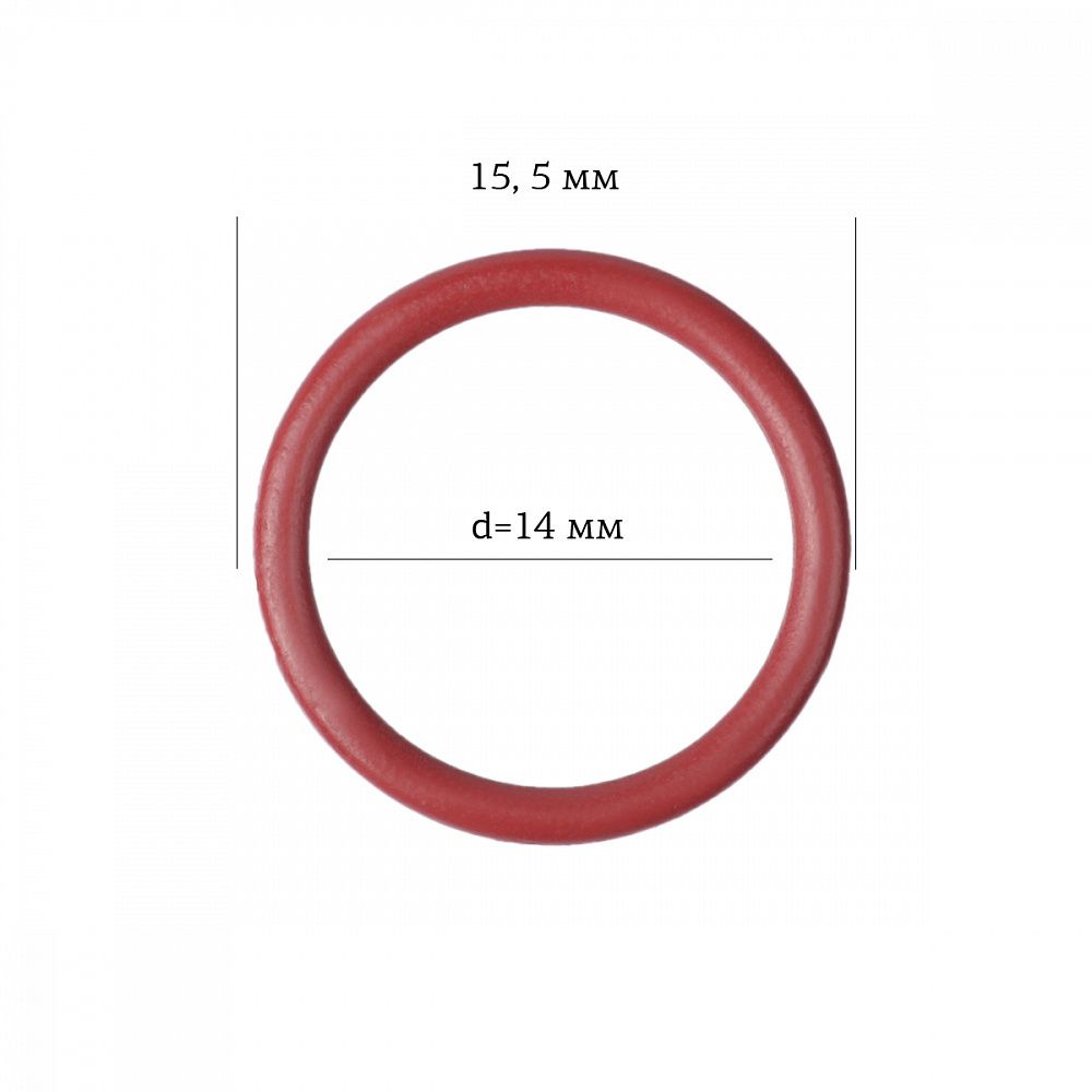Кольца для бюстгальтера металл ⌀14.0 мм, 101 т.красный, Arta, 50 шт