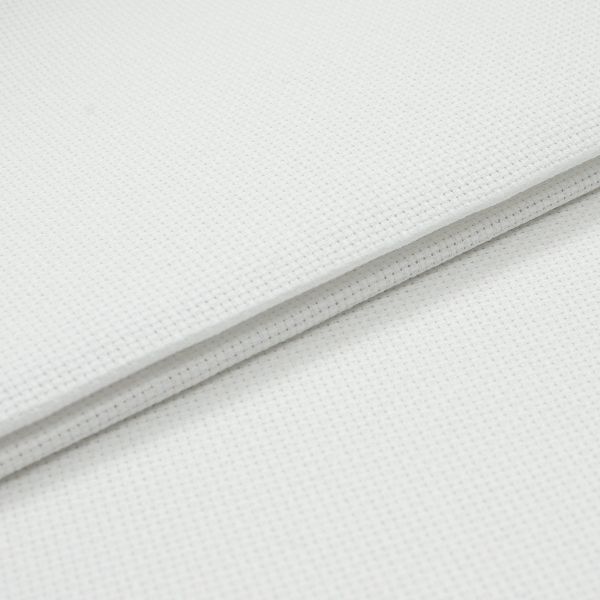 Канва для вышивания 14 ct, 150 см / 5 метров, белая, 624010-14C/T Bestex