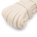 Шнур плоский плетеный х/б ⌀10.0 мм / 20 метров, 4 суровый, С3862Г17