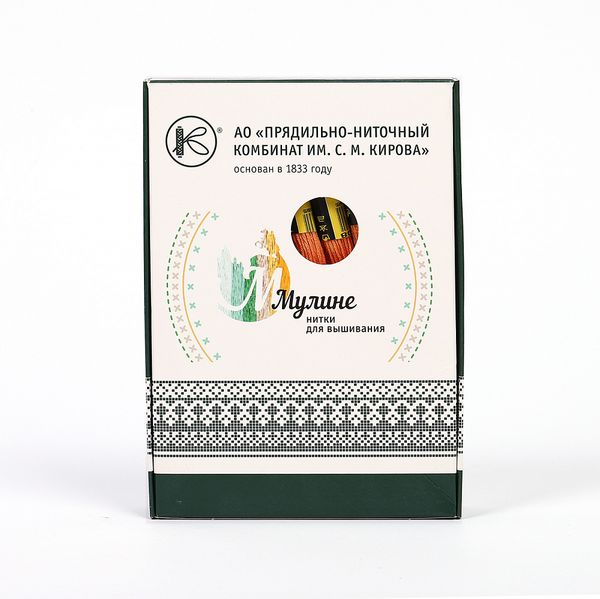 Мулине ПНК им.Кирова цв.9208 персиковый, 24 мотка по 8 метров