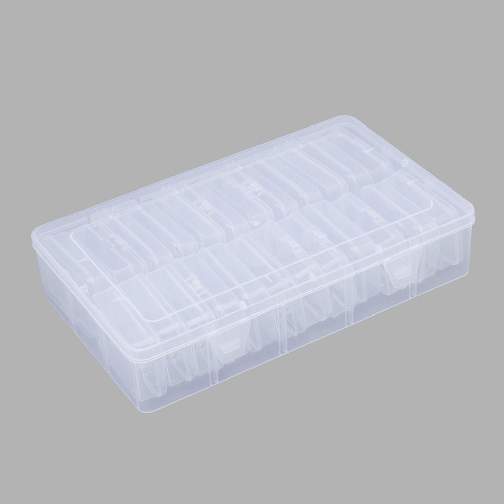 Контейнер для хранения мелочей 27.6х16.4х5.6 см, 24 штуки в боксе