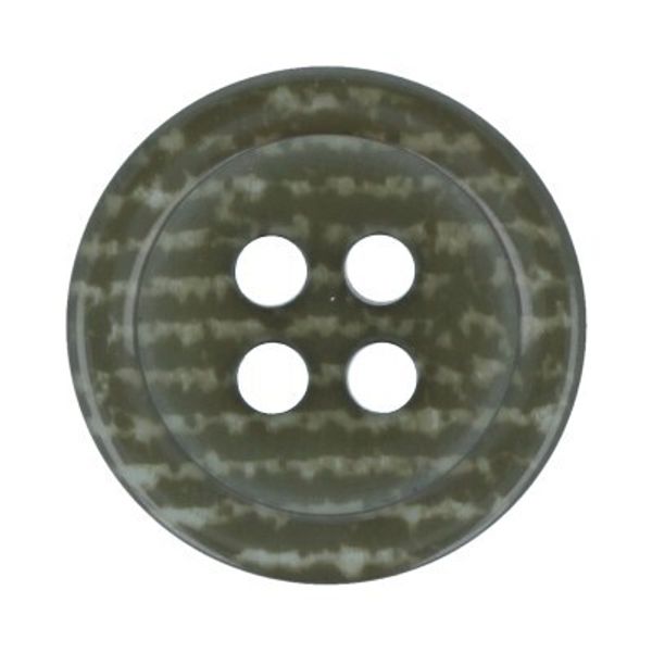 Пуговицы 4 прокола блузочные 15 мм, 24 шт, D566 т.оливковый, Gamma LQ 0017